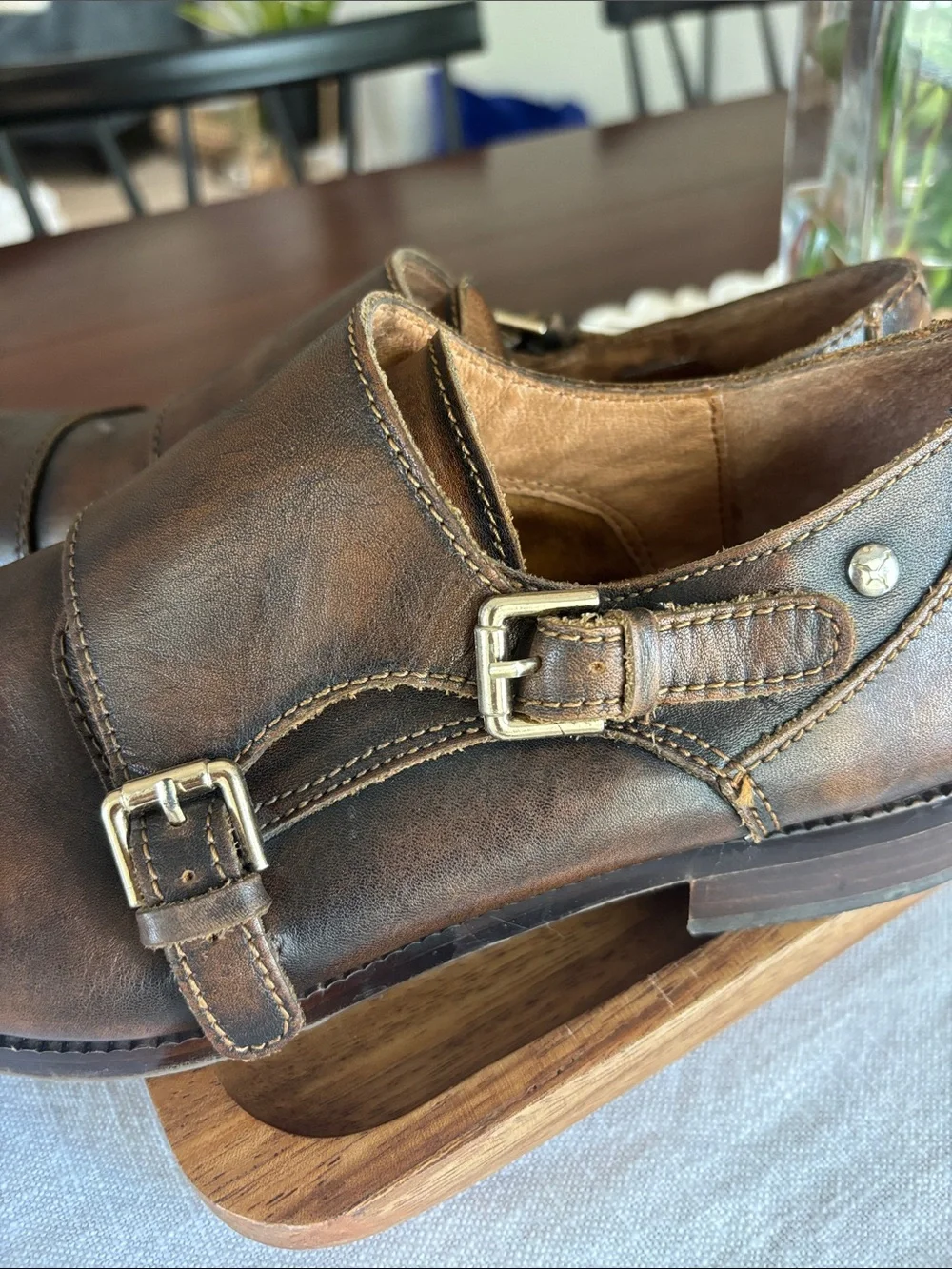 Pikolinos  Double Monk Strap Oxford shoes in Size 39 - US 8.5  excellent conditi